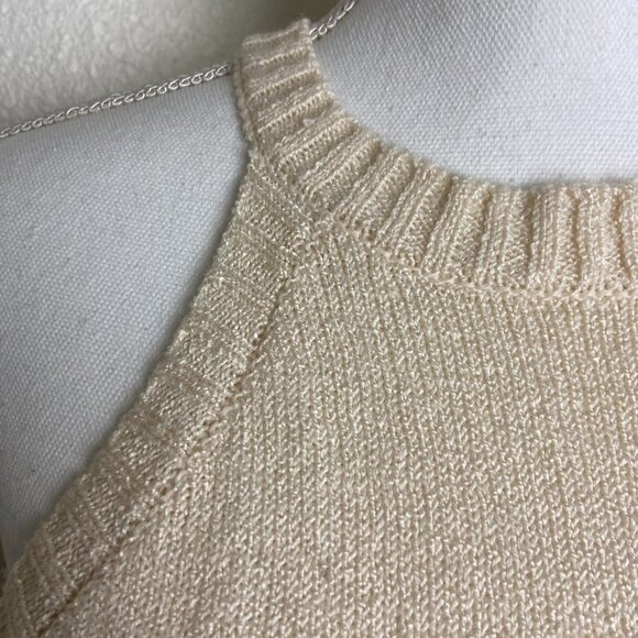 Mine Color Block Tie Back Sweater  Tank Top Sz M - Picture 5 of 8